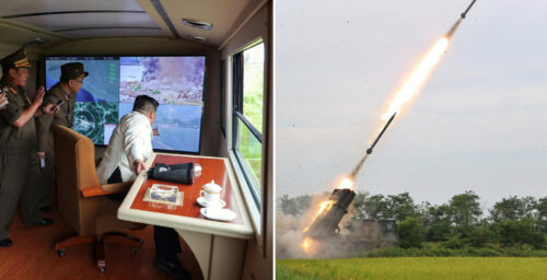 North Korea tests ‘updated’ 240mm rocket system for fourth time this year