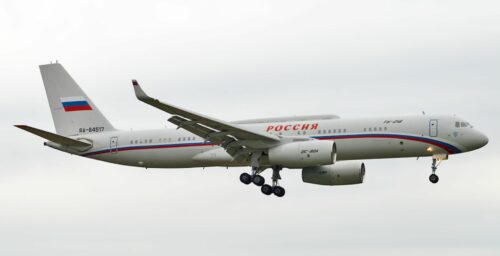 Russian military plane makes rare flight to North Korea from St. Petersburg