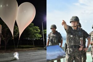 Some North Korean trash balloons now carry GPS devices, Seoul says