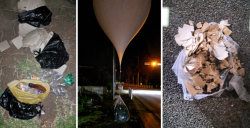 North Korean trash barrage extends to fifth day, launching over 1200 balloons