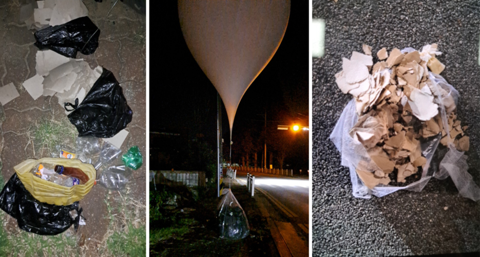 North Korean trash barrage extends to fifth day, launching over 1200 balloons