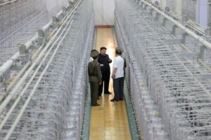 Kim Jong Un demands more nuclear weapons at uranium enrichment facility tour