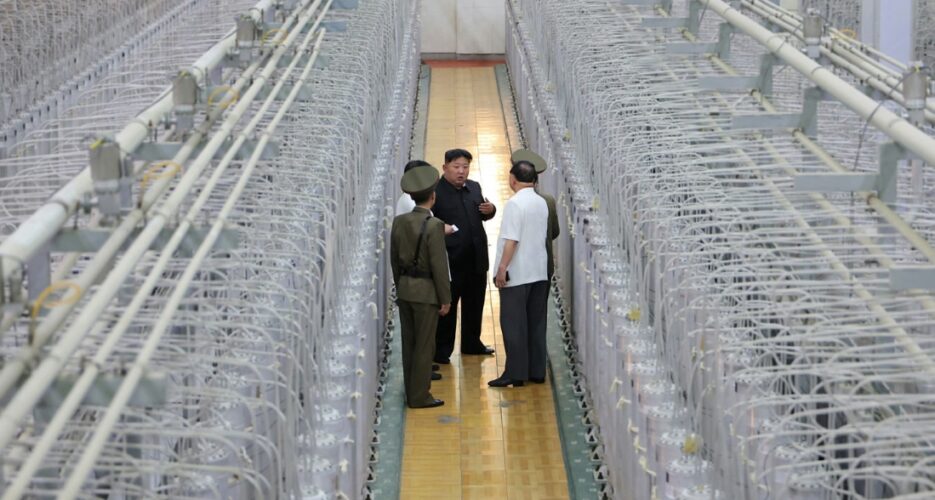 Kim Jong Un tours uranium enrichment facility, demanding more nukes