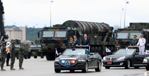 ROK shows off ‘monster’ missile at parade in warning to nuclear North Korea