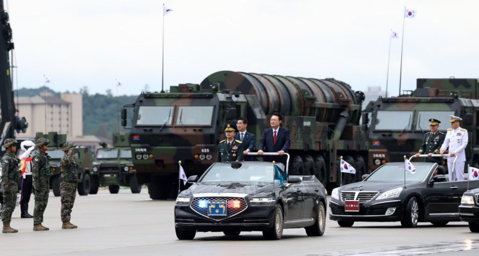 ROK shows off ‘monster’ missile at parade in warning to nuclear North Korea