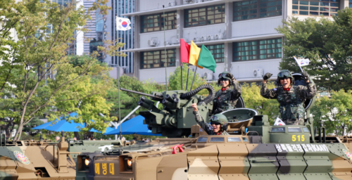 Missiles roll through Seoul to reassure citizens against North Korean threats