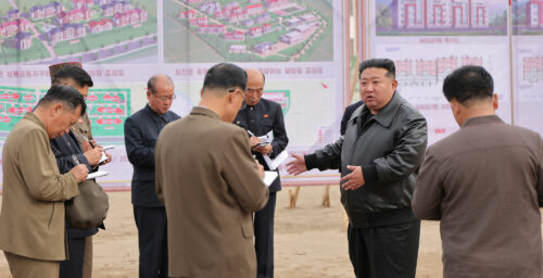 Kim Jong Un calls out problems rebuilding flood-hit villages near weapons plants