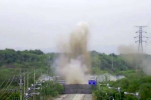 North Korea blows up inter-Korean roads, leading South to fire warning shots