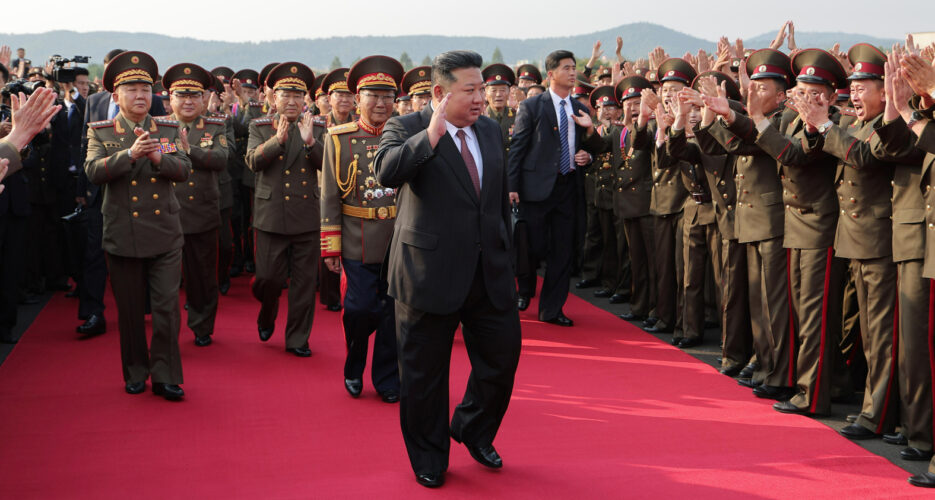 Kim Jong Un urges nuclear weapon buildup in visit to school named after himself