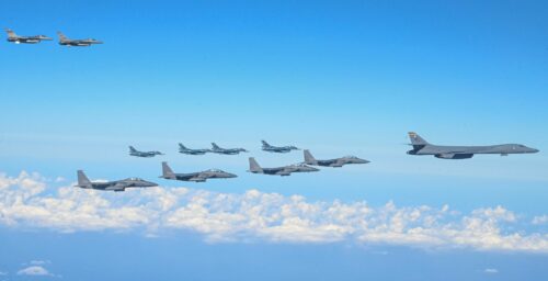 US, ROK, Japan conduct air drill with B-1B bomber over North Korea’s ICBM test