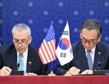 US, ROK sign defense deal aimed at Trump-proofing alliance, day before election