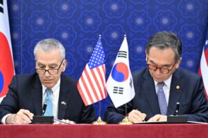 US, ROK sign defense deal aimed at Trump-proofing alliance, day before election