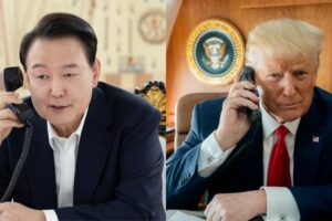 Trump voices concern about North Korean ‘provocations’ in phone call with Yoon