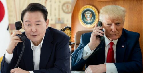 Trump voices concern about North Korean ‘provocations’ in phone call with Yoon