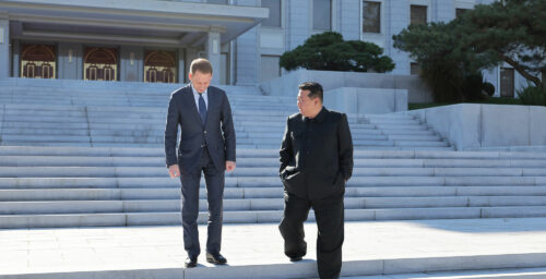 Kim Jong Un meets Russian trade official, vows to expand economic ties