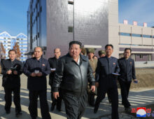 Kim Jong Un visits factory project for 7th time ahead of first-year deadline