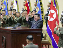 Kim Jong Un blasts US support for Ukraine at major army conference