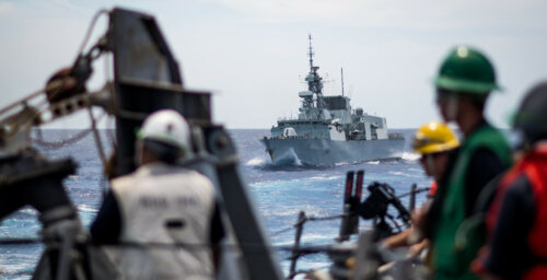 Canadian navy ship keeps tabs on North Korean sanctions evasion at sea