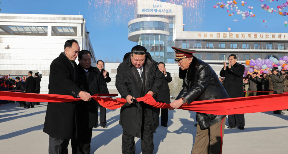 Kim Jong Un opens scallop farm to bring ‘riches’ to nuclear submarine town