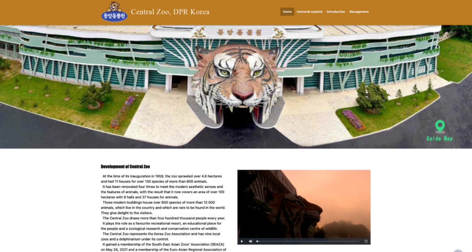 North Korean zoo launches English website in possible bid to attract tourists