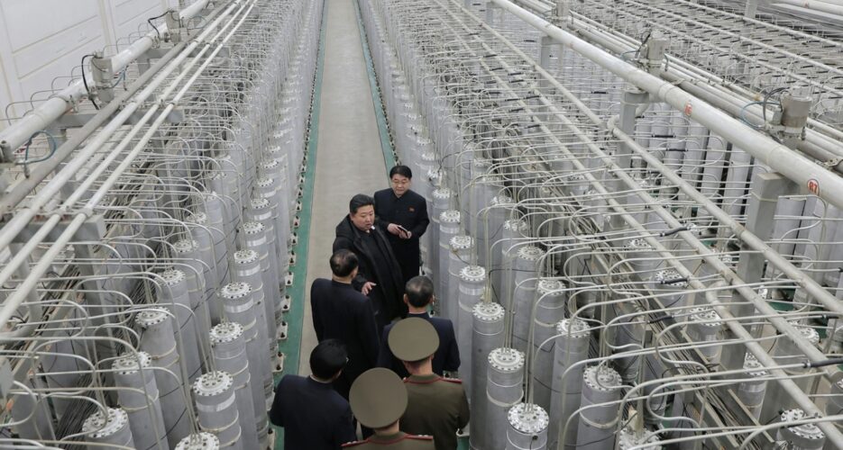 Kim Jong Un visits uranium enrichment site, says clash with enemies ‘inevitable’