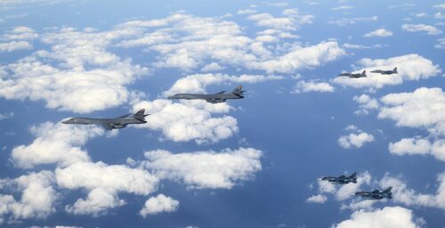 US B-1 bombers join drills with Japan and ROK after North Korean missile tests