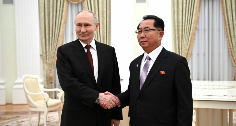 Putin meets senior North Korean official amid negotiations around Ukraine war