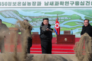 Kim Jong Un kicks off construction of major greenhouse farm near Chinese border