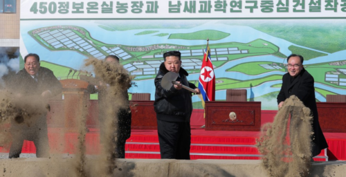 Kim Jong Un kicks off construction of major greenhouse farm near Chinese border