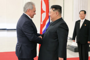 Shoigu meets Kim Jong Un, North Korean missile defenses and DPRK guns in Kursk