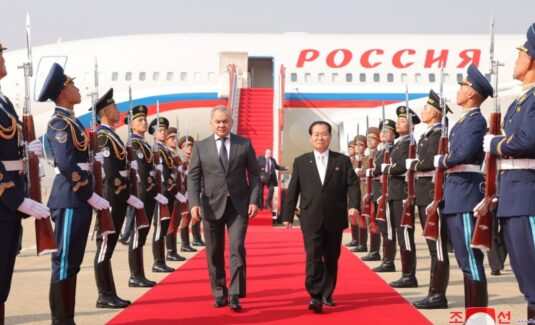 Russian security chief Shoigu arrives in North Korea for talks with Kim Jong Un