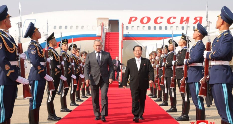 Russian security chief Shoigu arrives in North Korea for talks with Kim Jong Un