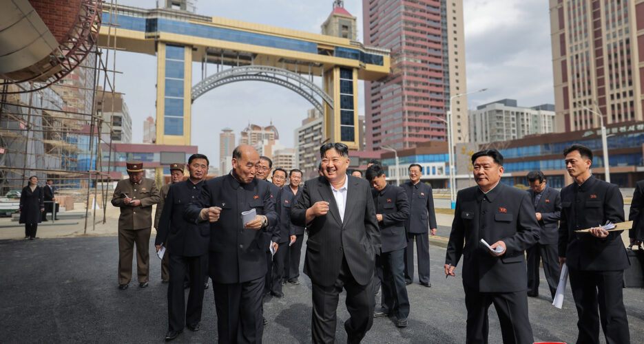 Kim Jong Un says newest 10K-home skyscraper street on schedule for April opening