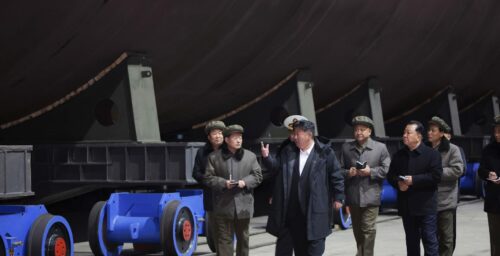 North Korea releases first photos of new nuclear-powered missile submarine