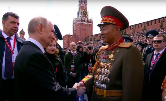 At Red Square, Putin meets North Korean general leading troops against Ukraine