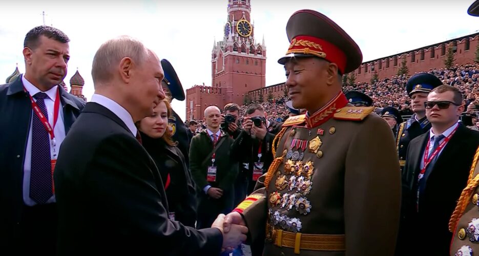 At Red Square, Putin meets North Korean general leading troops against Ukraine