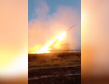 First footage emerges of Russia firing North Korean 240mm rockets at Ukraine