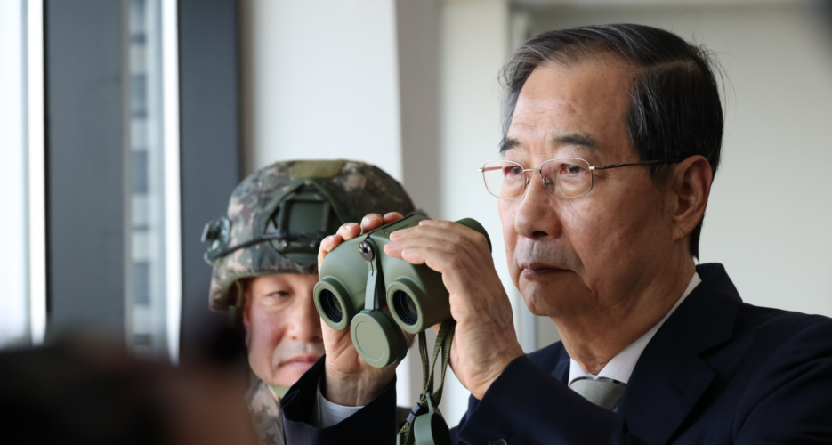 Han Duck-soo launches presidential bid, vowing tough but open North Korea policy