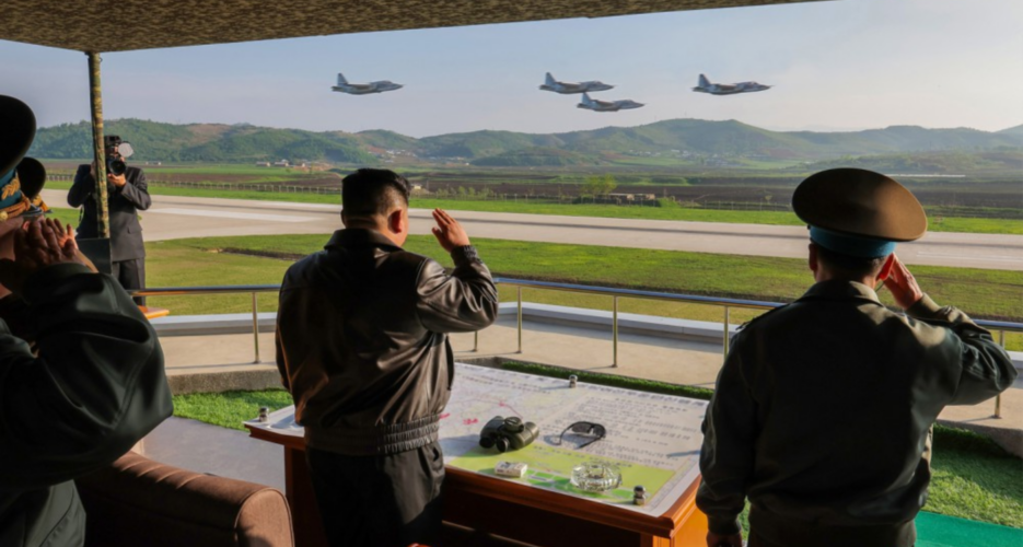 Kim Jong Un oversees aerial drills, calls for ‘radical turn’ in war preparation