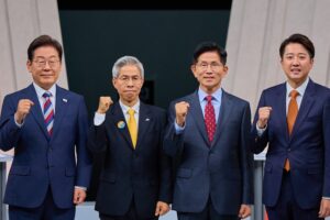 Whether ROK needs nukes to deter North Korea dominates last presidential debate