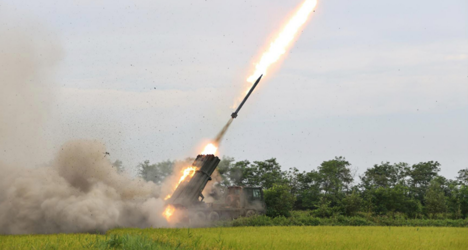 North Korea fires 10 rounds of artillery rockets from near Pyongyang