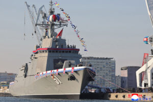 North Korea launches warship at major ceremony weeks after disaster, repairs