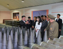 Kim Jong Un promotes rocket production at factory likely making arms for Russia