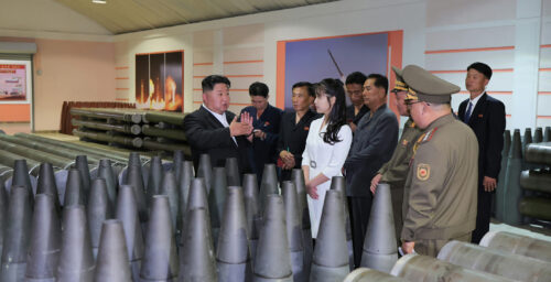 Kim Jong Un promotes rocket production at factory likely making arms for Russia