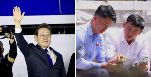 North Korean media informs public of newly elected South Korean president
