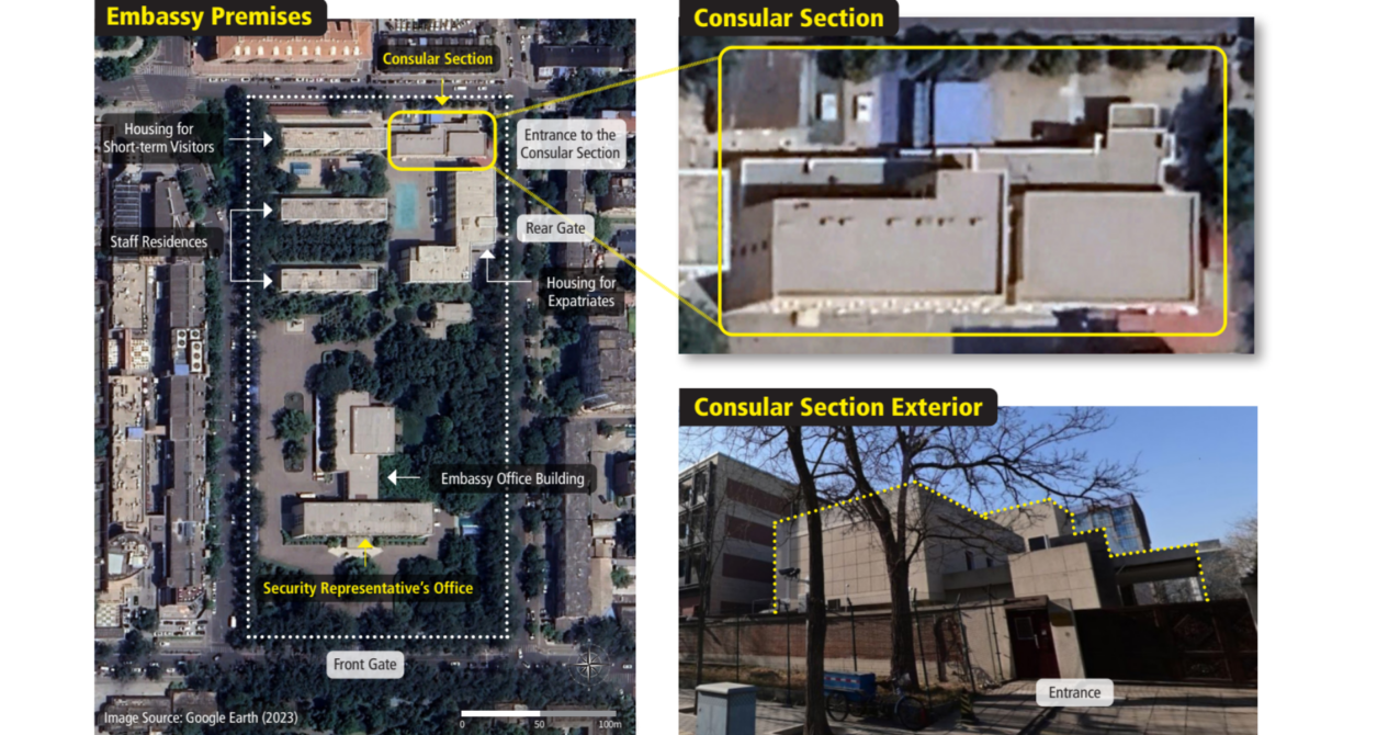 Defect Mapping Form North Korean embassy in China imprisoning suspected defectors: report ...