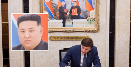 Russia appears to use AI to enhance photos, distorting Kim Jong Un’s face