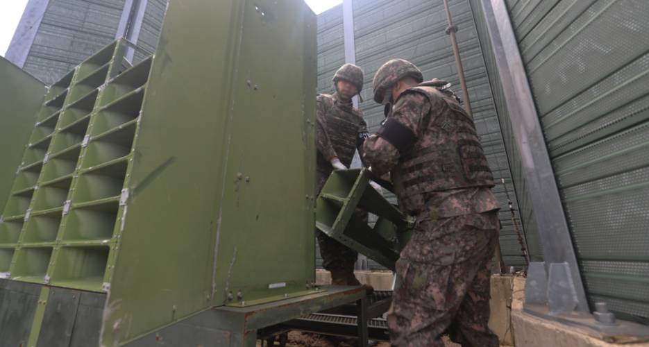 Border city casts doubt on reports North Korea testing loudspeakers