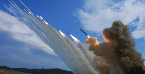 North Korea demonstrates drones and missile weapons, including a 600-mm “Sniper” launcher