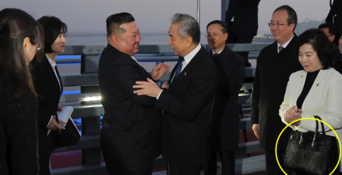 North Korean foreign minister totes $3.5K luxury handbag during China trip